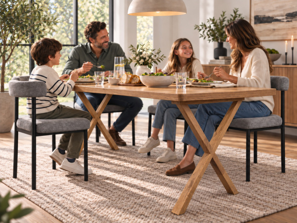 SZN Wood MASA AYAĞI X Kestane 72 Cm 60 Cm 15 cm 8559-29 Bal 2 Li TAKIM   - 2