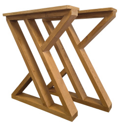 SZN Wood MASA AYAĞI Z Kestane 72 Cm 60 Cm 15 cm 8559-29 Bal 2 Li TAKIM - SZN Wood
